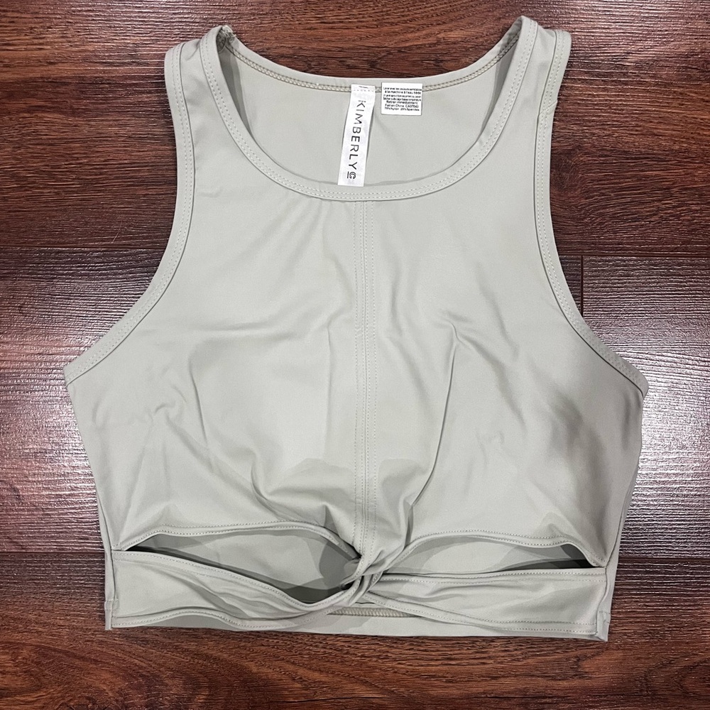 Sage Green Women's Working Out Top or Bathing Suit